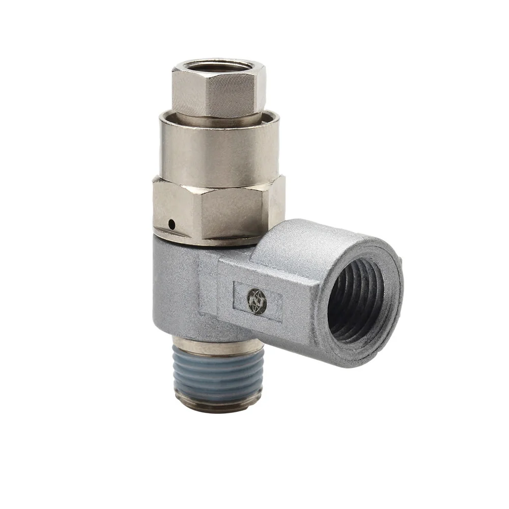 101GA3838 Norgren - Pneufit 10 pilot operated check valve, elbow, R3/8, Rc3/8, Rc1/8