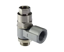 102GA2828 Norgren - Pneufit 10 pilot operated check valve, elbow, G1/4, G1/4, G1/8