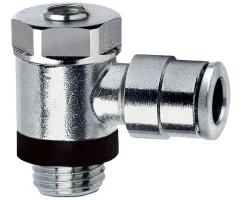 10K510828 Norgren - Pneufit 10 flow regulator (out), banjo, elbow, G1/4, 8mm