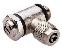 24K510828 Norgren - 24 series flow regulator (out), banjo, elbow, G1/4, 8mm/6mm