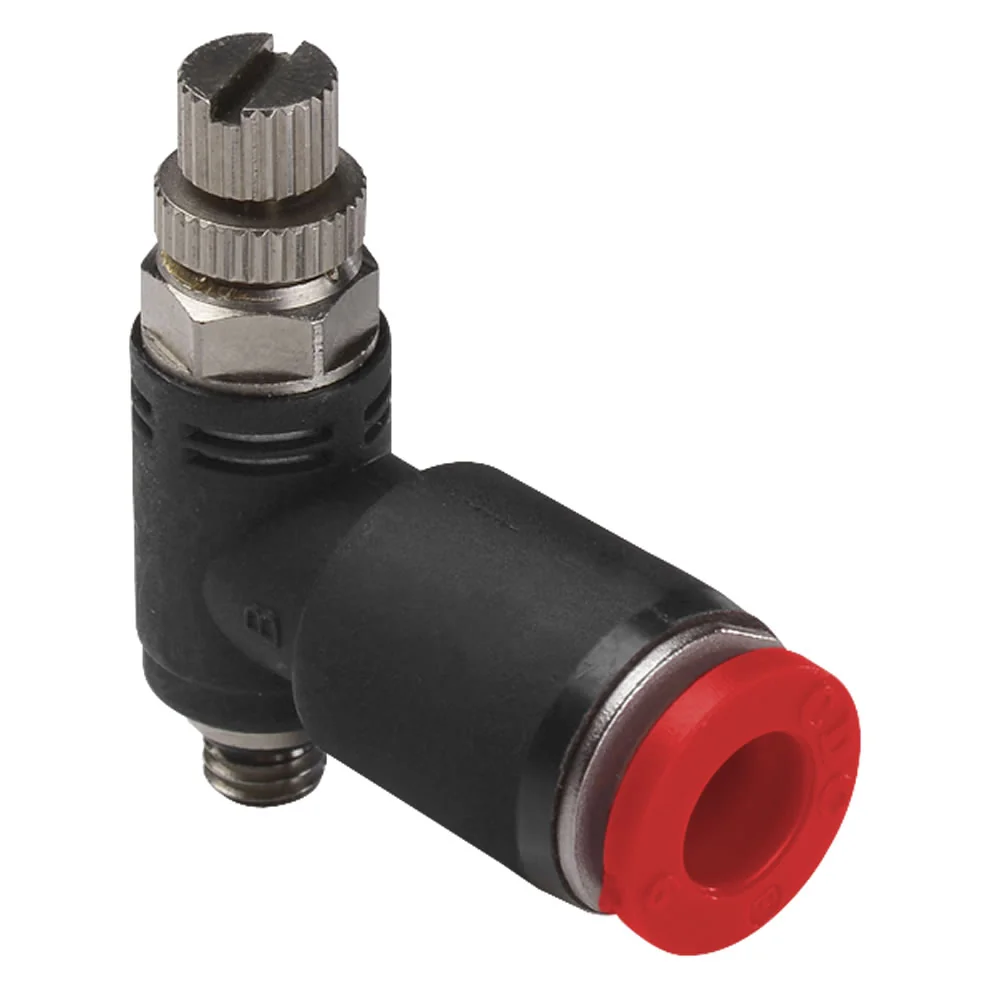 C02G40405 Norgren - Pneufit C quick exhaust valve with flow control, elbow, M5, 4mm