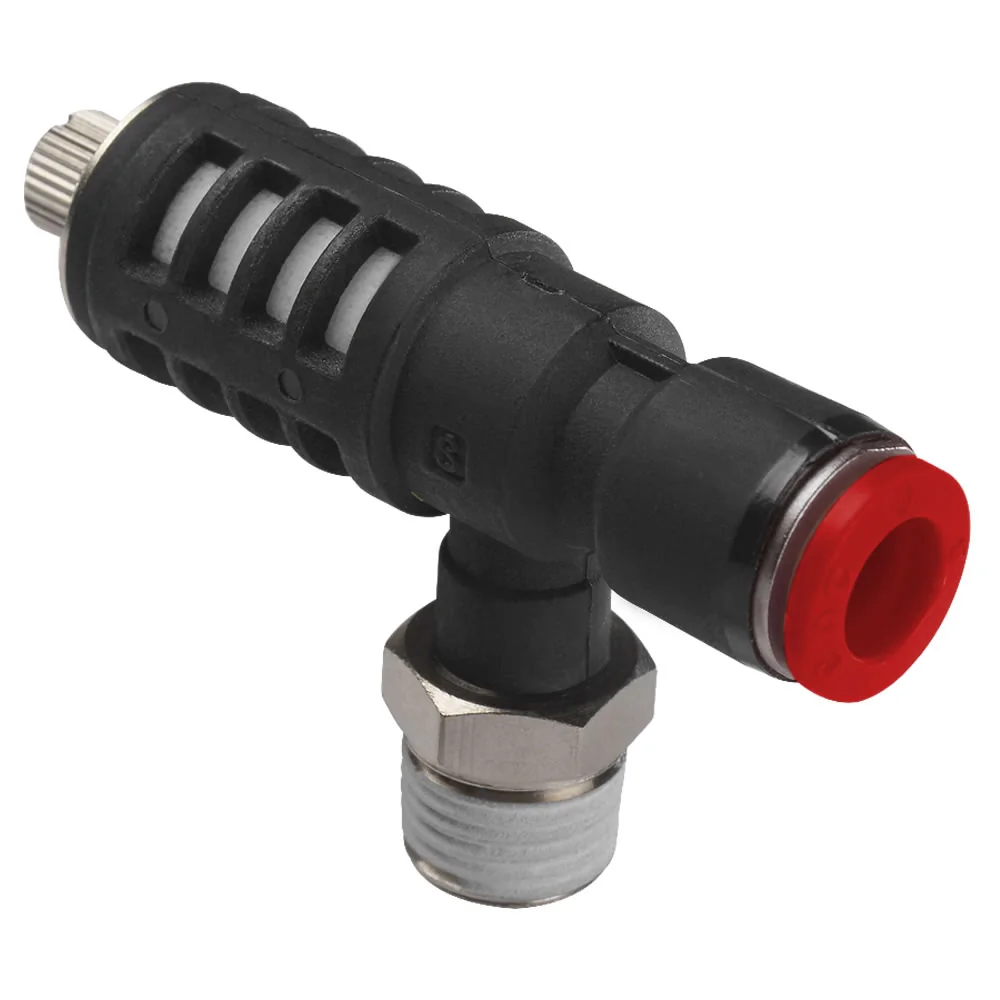 C02G41248 Norgren - Pneufit C quick exhaust valve with flow control, elbow, G1/2, 12mm