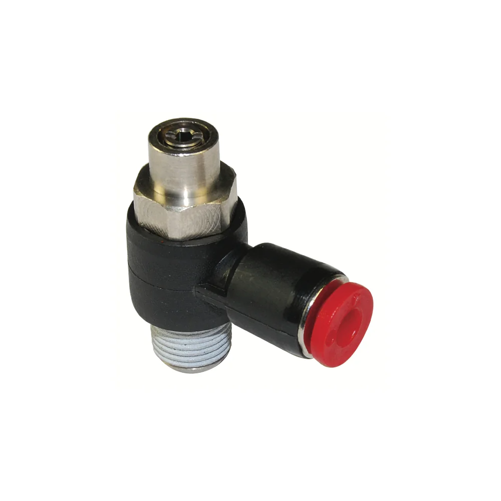 C0TB01028 Norgren - Pneufit C flow regulator (out), shrouded banjo, elbow, R1/4, 10mm