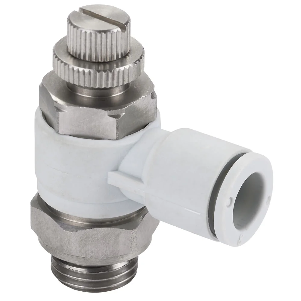 E0K511038 Norgren - Pneufit E flow regulator (out), banjo, elbow, G3/8, 10mm