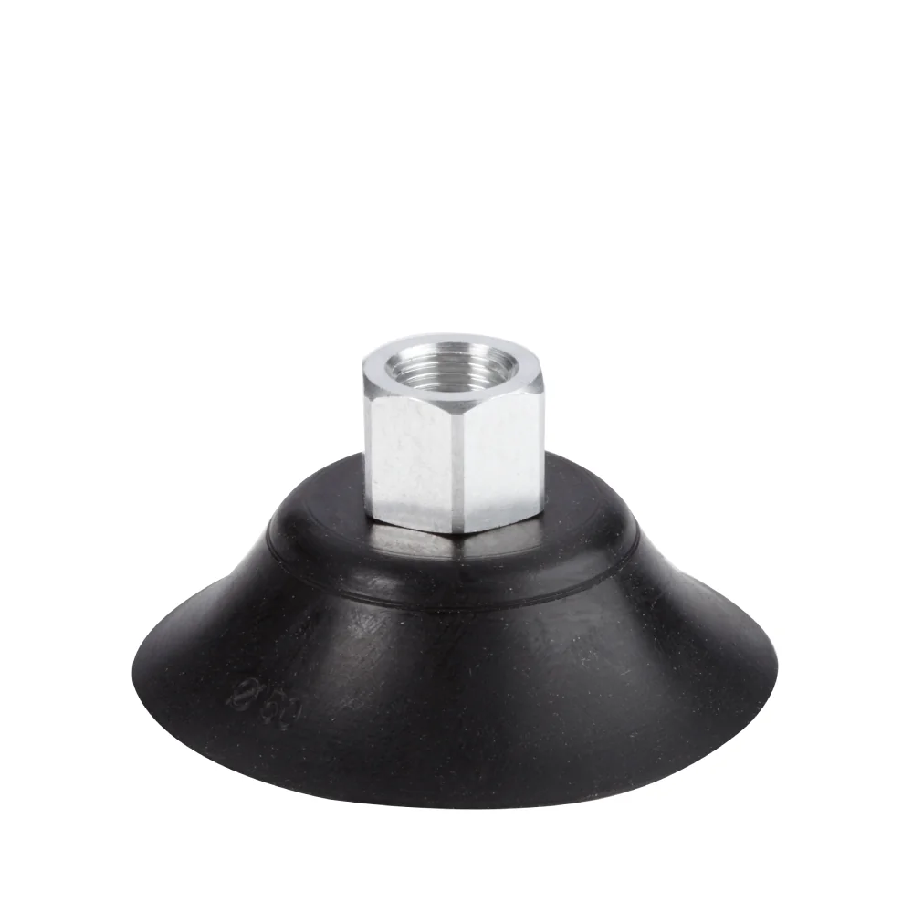 M/58309/01 Norgren - Flat vacuum cup, 50mm O/D, G1/8, nitrile rubber