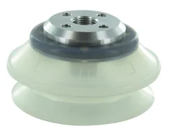 M/58403/02 Norgren - Single bellows vacuum cup, 10mm O/D, M5, silicone