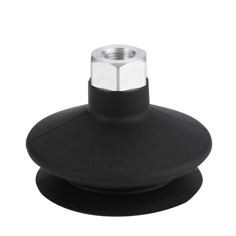 M/58409/01 Norgren - Single bellows vacuum cup, 50mm O/D, G1/8, nitrile rubber
