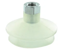 M/58409/02 Norgren - Single bellows vacuum cup, 50mm O/D, G1/8, silicone