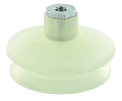 M/58410/02 Norgren - Single bellows vacuum cup, 75mm O/D, G1/8, silicone