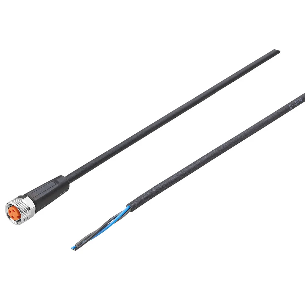 NC-083FS-00000-3 Norgren - Connector cable, 3 pin, M8 x 1 plug, 3 m cable, 50 V AC / 60 V DC
