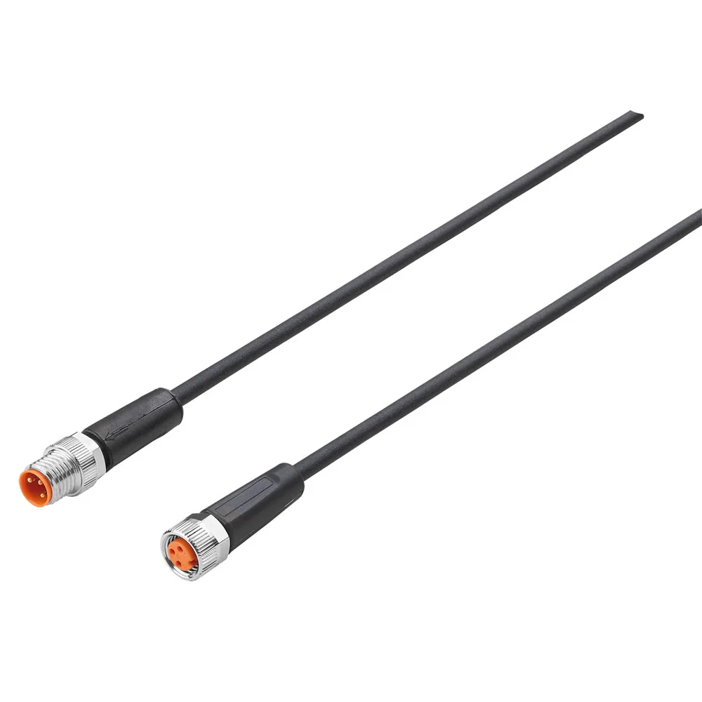 NC-083FS-083MS-2 Norgren - Connector cable, 3 pin, M8 x 1 plug, 5 m cable, 50 V AC / 60 V DC