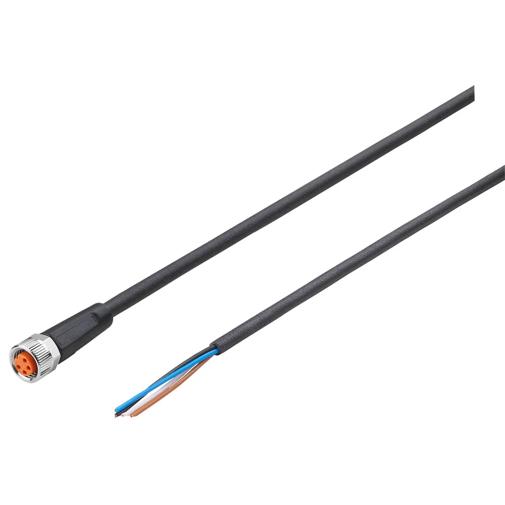 NC-084FS-00000-3 Norgren - Connector cable, 4 pin, M8 x 1, 3 m cable, 50 V AC / 60 V DC