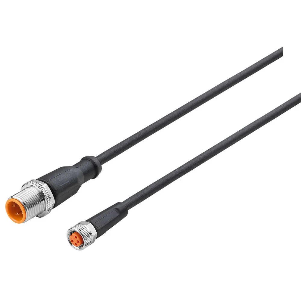 NC-084FS-124MS-2 Norgren - Connector cable, 2 m, 4 pin, M8 x 1, M12 x 1, 50 V AC / 60 V DC