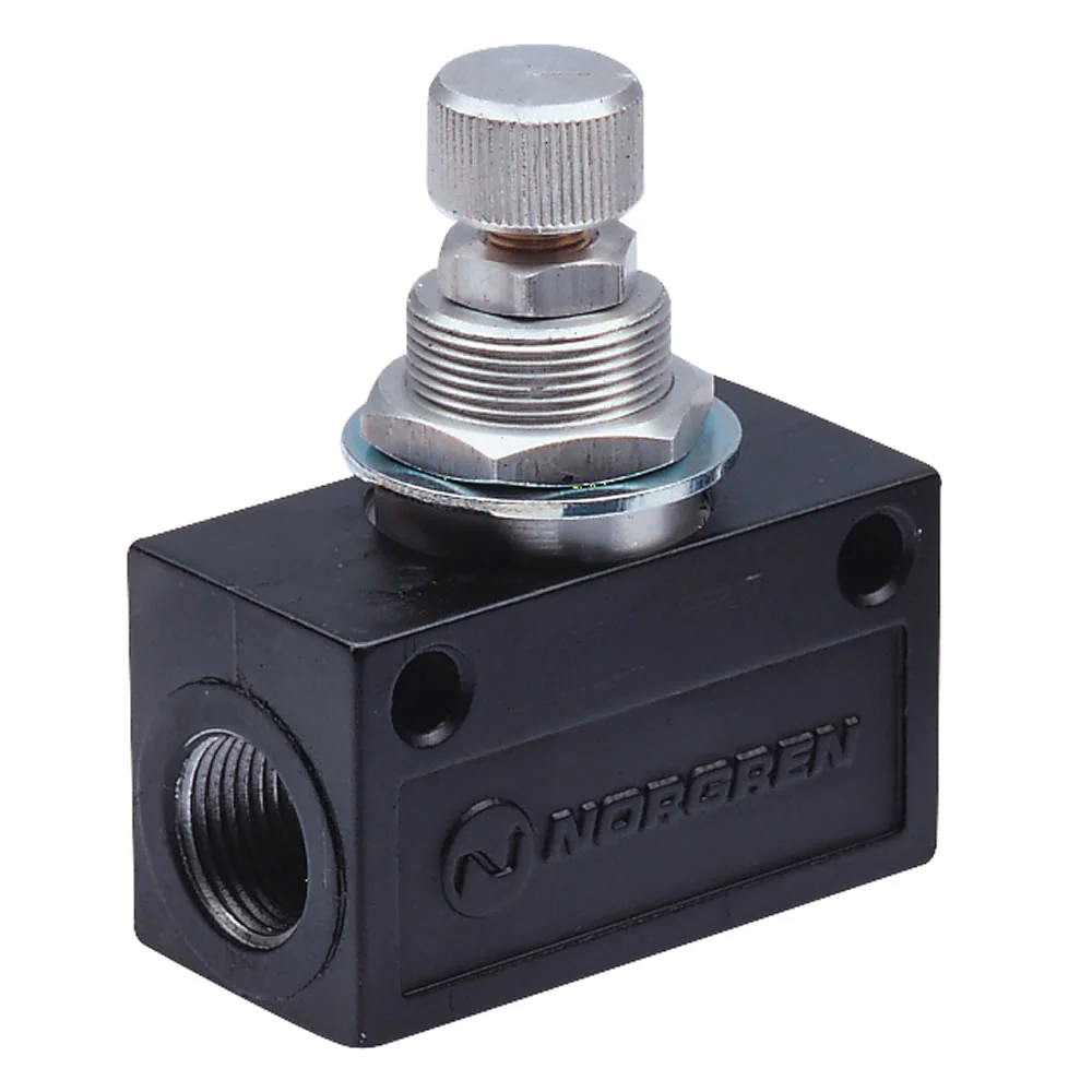 T1000C1800 Norgren - Block form flow regulator, uni-directional, G1/8